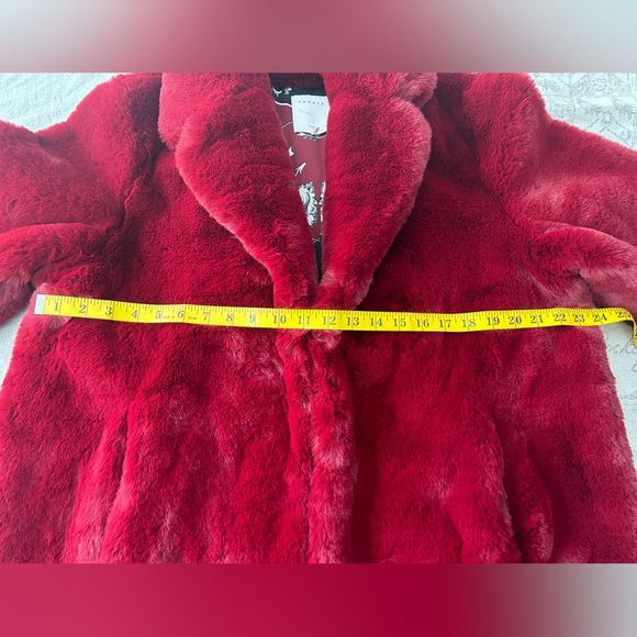 Sandro faux fur coat size L - Picture 9 of 11